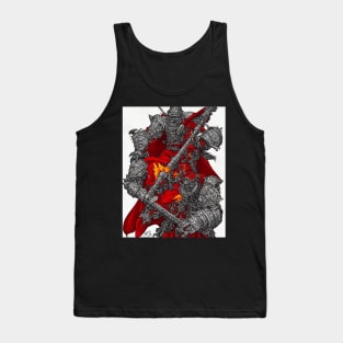 Bear Ornate Steel Armour Tank Top